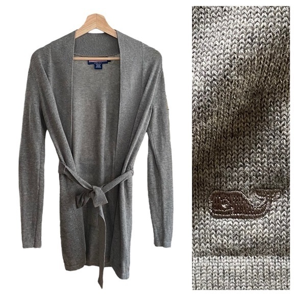Vineyard Vines Sweaters - Vineyard Vines Gray Wool Cashmere Cardigan Sweater.XS